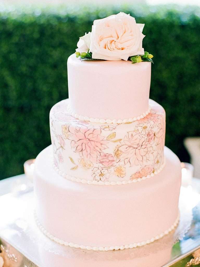 Floral Wedding Cake Design